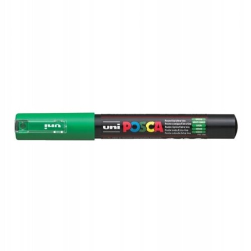 Marker z farbą plakatową okrągły 0,7mm UNI POSCA PC-1M zielony NR 6 1szt.
