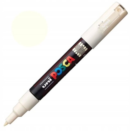 Marker z farbą plakatową okrągły 0,7mm UNI POSCA PC-1M kość słoniowa NR 46 1szt.