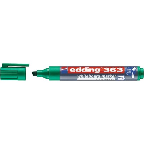 Marker suchościeralny ścięty 1,0-5,0mm EDDING 363 zielony 1szt.