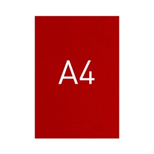 Okładka do bindowania A4 OPUS Delta czerwona 100 sztuk