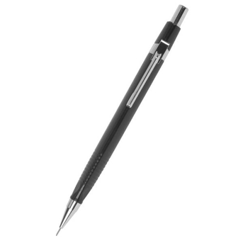 Ołówek automatyczny Q-CONNECT metalowy HB 0,5 mm + 3 sztuki grafitów