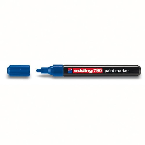 Marker olejowy okrągły 2,0-3,0 mm EDDING 790 niebieski 1szt.