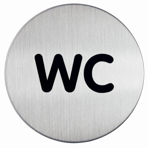 Piktogram okrągły toaleta DURABLE śr 83mm