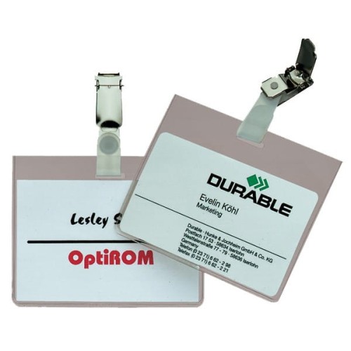 Identyfikator z klipem 60x90mm 5 sztuk
