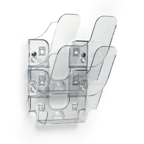 Pojemnik na dokumenty DURABLE FLEXIPLUS A5 pionowy transparentny 2 sztuki