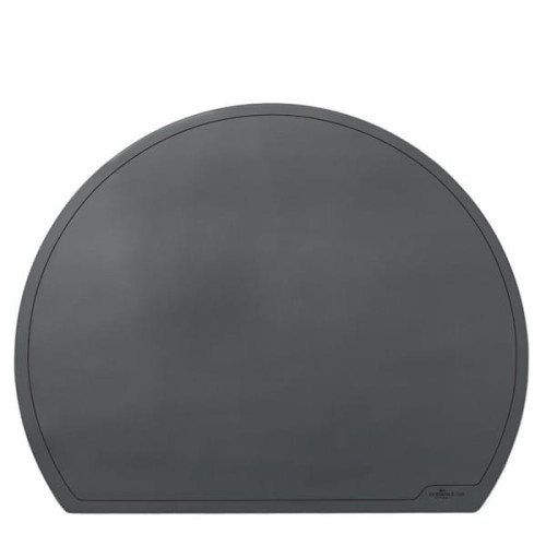 Podkład na biurko półokrągły 650x520mm czarny