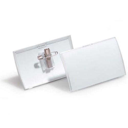 Identyfikator CLICK FOLD 54x90mm z kombi-klipem 25 sztuk