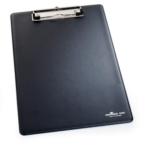 CLIPBOARD PCV czarny A4