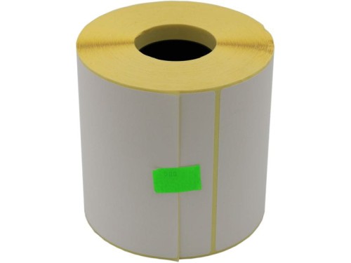 Etykiety na rolce termiczne 100x100mm akryl 500etykiet białe