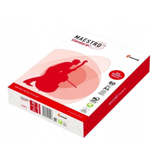 Papier ksero biały A4/80 klasa B CIE161 MAESTRO STANDARD+ 500szt.