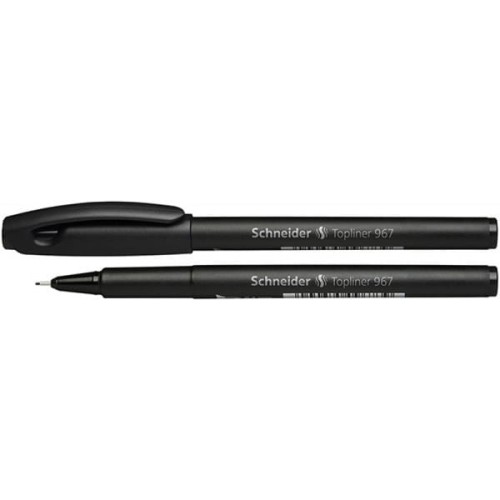 Cienkopis SCHNEIDER TOPLINER 967, 0,4 mm, czarny /SR9671/