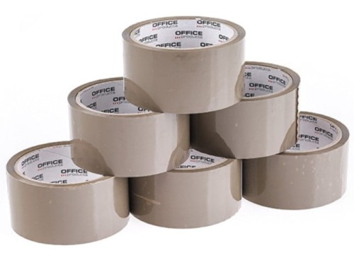 Taśma pakowa akrylowa OFFICE PRODUCTS 48x50 brązowa