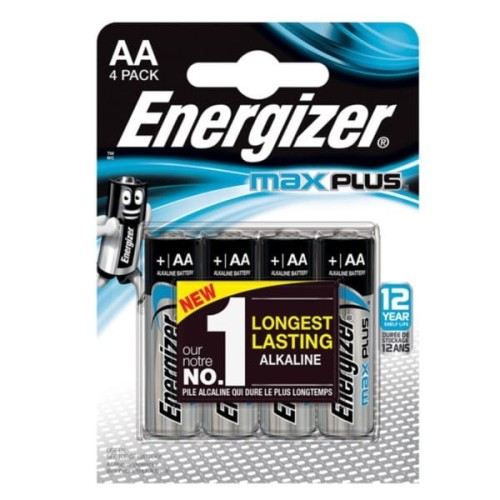 Bateria Alkaliczna ENERGIZER MAX PLUS AA, LR6, 1,5V, 4szt /EN-423211/