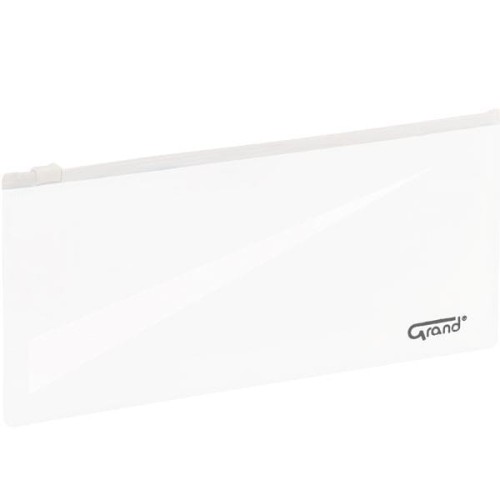 Torebka/saszetka/teczka DL na suwak GRAND transparentna GR-P053 120-1863