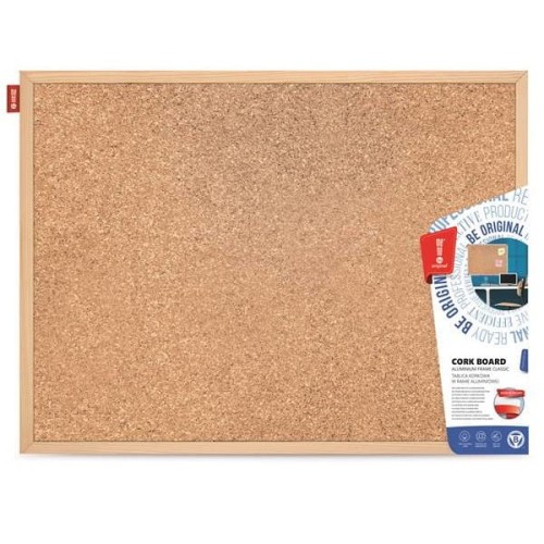 Tablica korkowa rama drewniana 80x100cm MEMOBE /MTC100080.00.01.05/