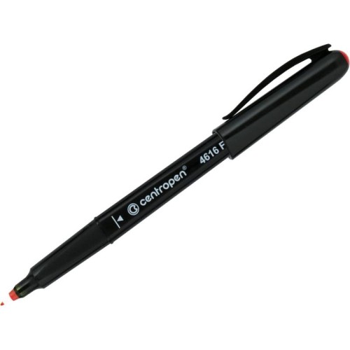 Marker do płyt CD/DVD/BD Centropen 4616 cienki 0,6 mm czerwony