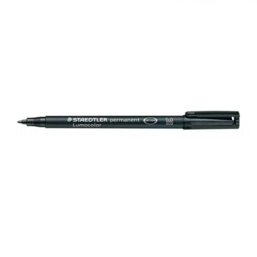 Marker foliopis/do CD 1,0mm M okrągły STAEDTLER LUMOCOLOR czarny 1szt.