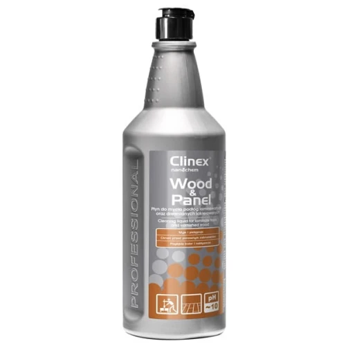 Płyn do podłóg drewnianych i paneli 1,0L CLINEX WOODPANEL skoncentrowany 1szt. /CL77689/