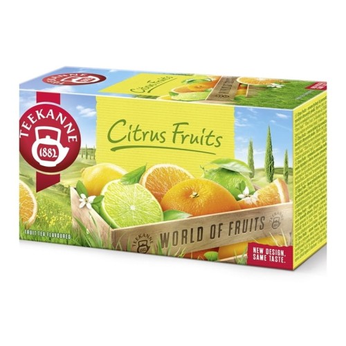 Herbata owocowa kopertowana TEEKANNE CITRUS FRUITS pomarańcza z limonką 20szt  /60640/