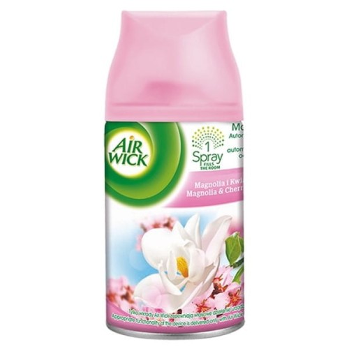 Odświeżacz ELEKTRONICZNY  AIR WICK fresh matic magnolia i kwiat wiśni zapas