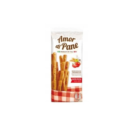 Przekąska GRISSINI AMOR DI PANA paluszki chlebowe Gusto Pizza 125g