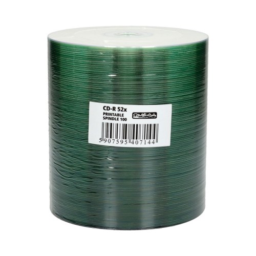 CD-R printable 700MB 52x OMEGA FREESTYLE szpindel 100szt