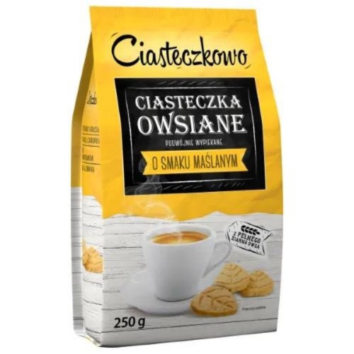 Ciastka owsiane 250g ciasteczkowo maślane SANTE