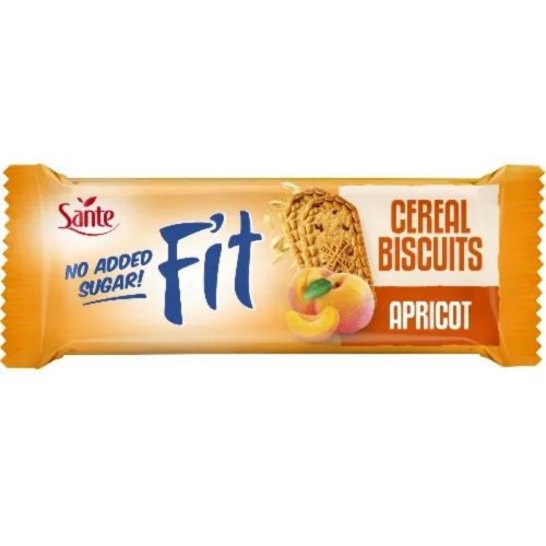 Ciastka zbożowe 50g SANTE fit bez cukru z morelą