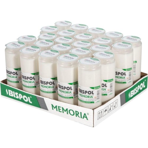 Wkład olejowy do zniczy Bispol Memoria WO4 3,5 dnia 5,7 x 14,5cm 1szt.