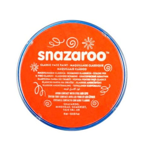 Farba do malowania twarzy Snazaroo 18ml pomarańczowa
