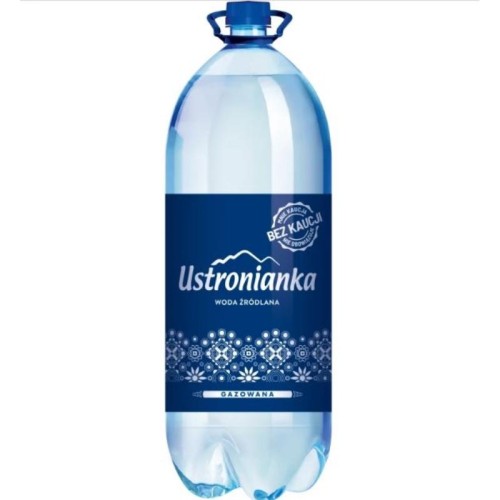 Woda mineralna 3L gazowana USTRONIANKA 4szt.