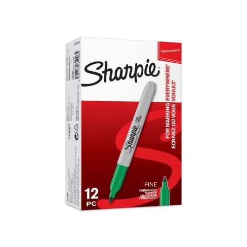 Marker permanentny Sharpie Fine zielony