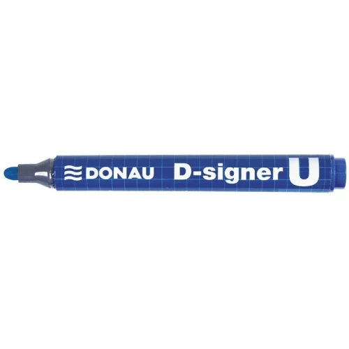 Marker permanentny okrągły 2,0-4,0mm DONAU D-SIGNER niebieski
