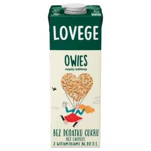 Napój rośliny(mleko) SANTE migdałowe bez cukru 1,0L LOVEGE