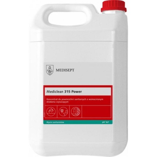 Koncentrat do mycia i dezynfekcji powierzchni i urządzeń sanitarnych 5,0L MEDICLEAN 315 POWER 1szt.