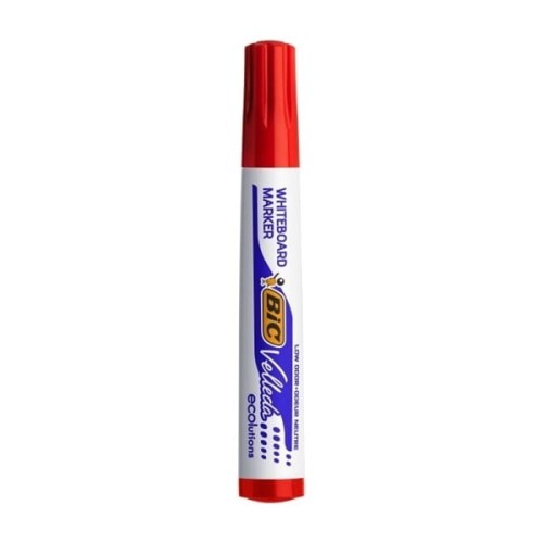 Marker suchościeralny ścięty 3,7-5,5mm BIC VELLEDA ECO 1751 czerwony 1szt /904948/