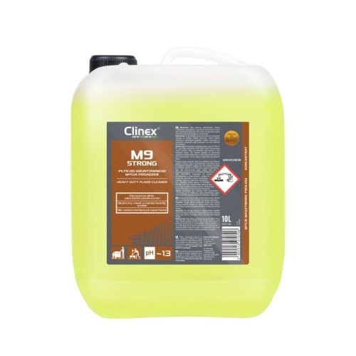 Płyn do gruntowanego mycia posadzek 10,0L CLINEX M9 STRONG 1szt.