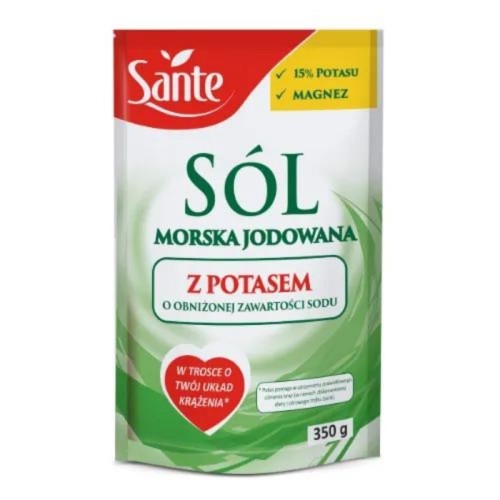 Przyprawa sól niskosodowa 350g SANTE z potasem i magnezem