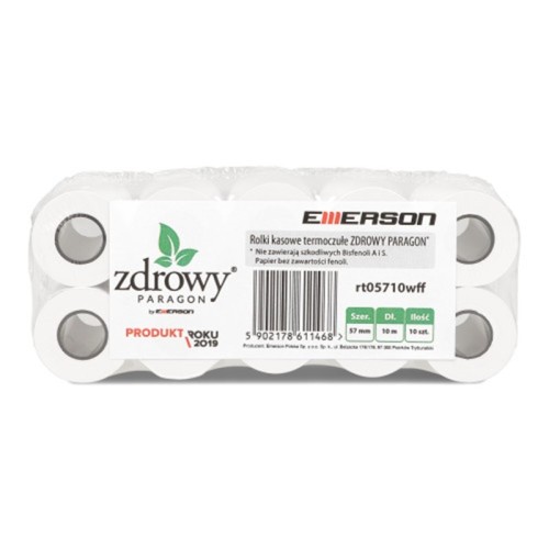 Rolki termiczne 57/10m EMERSON zdrowy paragon FENOL FREE 10szt. /rt05710wkff/