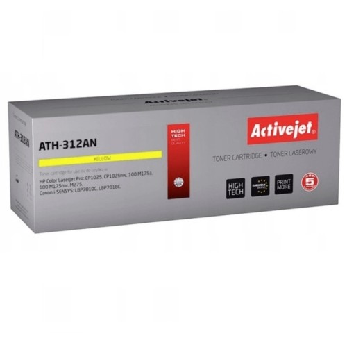 Toner  Activejet HPCE312A zamiennik LJ1025/M175 NEW OPC żółty