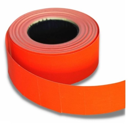 Taśma do metkownic 1-rzędowa 21,5x12mm mhk prosta EMERSON czerwona