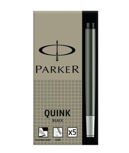 Nabój PARKER długi czarny 5 sztuk /S0116200/