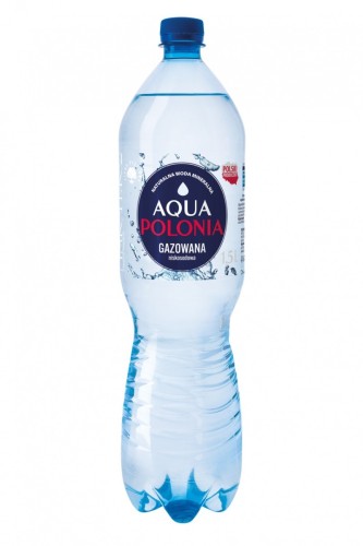 Woda mineralna 1,5L gazowana AQUA POLONIA 6szt./Woda bez kaucji zwrotnej/
