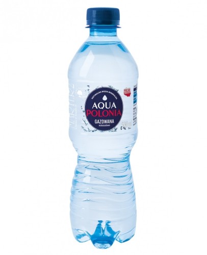 Woda mineralna 500ml gazowana AQUA POLONIA 12szt. /Woda bez kaucji zwrotnej/