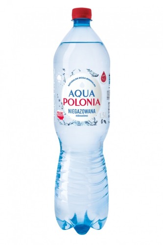 Woda mineralna 1,5l niegazowana AQUA POLONIA 6szt. /Woda bez kaucji zwrotnej/