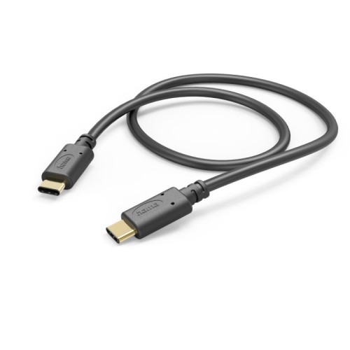Kabel USB ze złączem USB-C USB-C HAMA 3A 1,0m czarny 1szt.