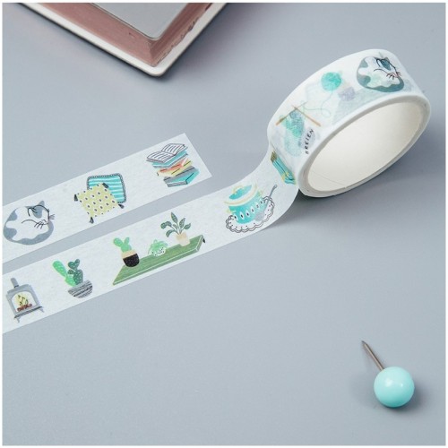 Taśma dekoracyjna MESHU Cozy 1,5cm x 3m