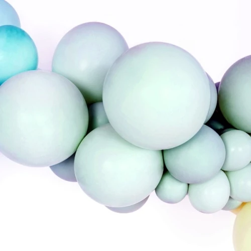Balony 30cm PARTYDECO STRONG PASTEL jasne zielone/PASTEL PISTACHIO 1szt.