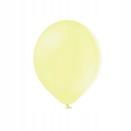 Balony 30cm PARTYDECO STRONG PASTEL jasne żółte/pastel LIGHT YELLOW 1szt.