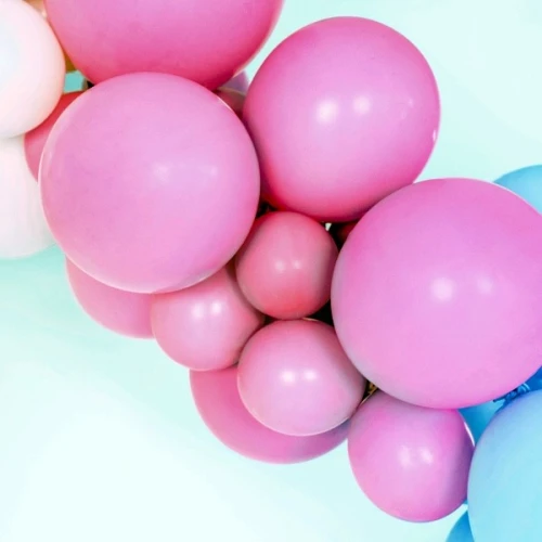 Balony 30cm PARTYDECO STRONG PASTEL fuksja/PASTEL FUCHSIA 1szt.
